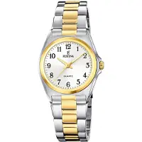 Festina Montre à affichage analogique blanc