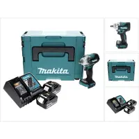 Makita DTW 300 RFJ Visseuse à chocs sans fil 18 V 330 Nm 1/2" Brushless + 2x Batteries 3,0 Ah + Chargeur + Makpac