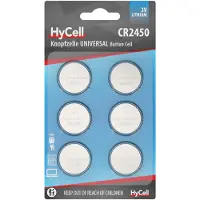 Ansmann HyCell Piles bouton au lithium CR2450 3V, 6 pièces