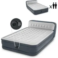 Intex Matelas gonflable QUEEN ULTRA PLUSH avec appui-tête