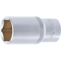 Bgs Douille pour clé, six pans, longue 12,5 mm (1/2") 28 mm (28 mm)