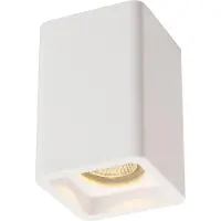 SLV Plastra Plafonnier CL-1 carré blanc plâtre GU10 max. 35W 148004