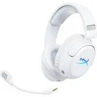 HyperX Casque-micro gaming sans fil - - Cloud Flight 2 - Blanc - 100h autonomie - 2,4 GHz & Bluetooth 5.3