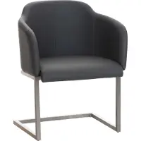 Lomadox Chaise visiteur Magnus gris