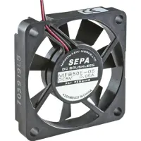 SEPA Ventilateur haute performance (50 mm, 1x), Ventilateur PC, Noir