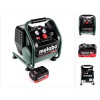 Metabo Power 160-5 18 LTX BL OF Compresseur sans fil 18 V 8,0 bar Brushless + 1x bloc batterie LiHD 8,0 Ah - sans chargeur