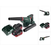 Metabo AG 18 Souffleur sans fil 18 V + 2x Batteries 10,0 Ah + Chargeur