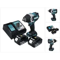 Makita DTW 700 RG Visseuse à chocs sans fil 18 V 700 Nm 1/2" XPT Brushless + 2x Batteries 6,0 Ah + Chargeur