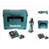 Makita DCO 180 RG1J Coupeuse Rotative Sans Fil 18 V + 1x Batterie 6,0 Ah + Chargeur + Coffret Makpac