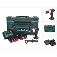 Metabo BS 18 LTX BL I Perceuse-visseuse sans fil 18 V 130 Nm + 2x Batteries 8,0 Ah + Chargeur + metaBOX