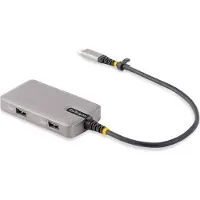 StarTech.com .com Adaptateur USB-C Multiport, HDMI 4K 60Hz avec/HDR, Hub USB 3 ports, 100W Power Delivery Pass-Through, Mini Station d'Accueil USB Type-C, Windows/macOS/ChromeOS/iPadOS/Android