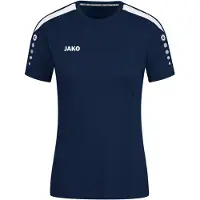 Jako T-shirt fonctionnel 'Power' bleu marine / blanc