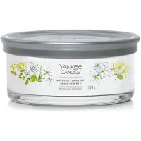 Yankee candle Bougie signature jasmin de minuit 5 mèches