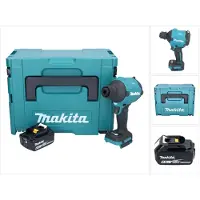 Makita DAS180G1J Souffleur à poussière sans fil 18V Brushless + 1x Batterie 6,0Ah + Coffret Makpac - sans chargeur