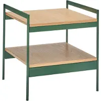 Hubsch Jaunty Table D'appoint Vert/naturel | 021616