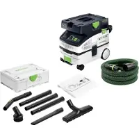 Festool CTL MINI I CLEANTEC Aspirateur mobile 1200 watts 10 l classe de poussière L ( 578311 ) + 7 pces Standard Kit de nettoyage ( 577257 )