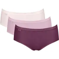 Sloggi Slip ' Originals Basic ' crème / violet / rose clair
