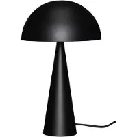 Hubsch Lampe de table Mush haute noir mat