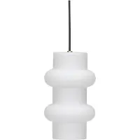 Hubsch Suspension Pilule double blanc mat