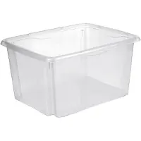Keeeper Boîte de rangement 24 L transparente (24 l, 10x, 41 x 34.50 x 22 cm)