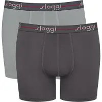 Sloggi Boxers ' Blue Start ' gris / noir