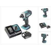 Makita DTD 152 RG1 Visseuse à chocs sans fil 18 V 165 Nm + 1x Batterie 6,0 Ah + Chargeur