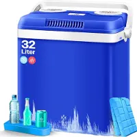 Kesser Glacière 32L, 12V/230V, Mini-réfrigérateur thermoélectrique, également fonctionnant comme boîte de maintien au chaud