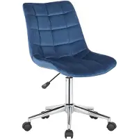 CLP Chaise de bureau Medford velours