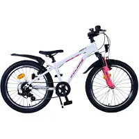Volare Vélo enfant XC Race 20 pouces 7 vitesses blanc rose