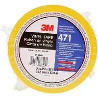 3M Vinyl tape 471 50mmx33m yellow (50 mm)