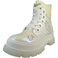 Buffalo Bottines à lacets 'Aspha' blanc cassé