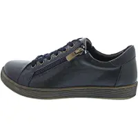 Andrea conti - Chaussures de sport pour femmes, lacets, bleu, pour le quotidien