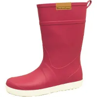 Bockstiegel Bottes en caoutchouc pour femmes , modèle Silke, avec semelle antidérapante - Bottes de pluie légères et souples, rouge et blanc, taille 37
