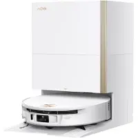 MOVA Dreame S70 Ultra Roller RVC Blanc – aspirateur robot et serpillère robot avec une puissance d'aspiration extrême allant jusqu'à 32 000 Pa, et un système de nettoyage à humidité HydroForce avancé