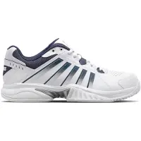 K-Swiss Chaussures de Tennis K Swiss Men Receiver V Omni White Peacoat Silver-Taille 42,5