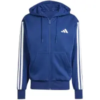 Adidas Essentials 3 Stripes Fleece Full Zip Sweatshirt Bleu 2XL / Regular Homme