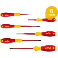 Wiha 36558 Jeu De Tournevis SoftFinish - Electric SlimFix - TORX - 6 Pcs