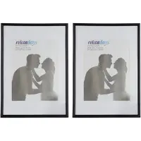 Relaxdays 2x Cadres-photo (21 x 31 cm)