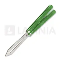 Flytanium Couteau papillon d'entraînement Zenith Trainer 2.0 - Radioactive Green / Stonewash