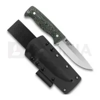 Peltonen Knives M07 Full Tang, green micarta, kydex sheath
