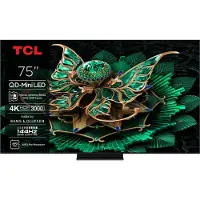 TCL C79K 75C79K TV 190,5 cm (75") 4K Ultra HD Smart TV Wifi Métallique 3000 cd/m²