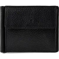 Esquire Cuir pince à billets étui pour carte de crédit Texas RFID Dollarclip Black noir