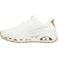 SKECHERS pour femme. 190113 Pantoufles Uno Glide Step Glide On Air pantoufles blanches (39), Plat, Lacets, Casuel