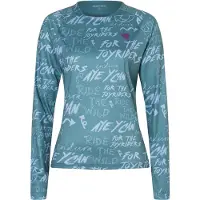 Endura Singletrack Print Long Sleeve Enduro Jersey Vert M Femme