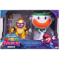 JAKKS Pacific Nintendo Super Mario Galaxy Ghost Vehicle Set With Functions And Bowser Figure 13 Cm Multicolore Enfants