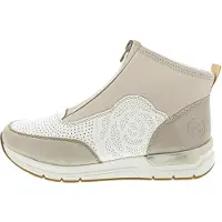 Rieker Baskets hautes beige / écru / beige foncé