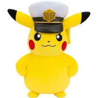 Pokémon Peluche Pokémon Captain Pikachu, 20 cm
