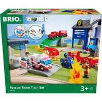 BRIO Coffret de police et de pompiers Deluxe 63602500