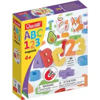 Quercetti Magnetic Abc + 123 Jaune Enfants