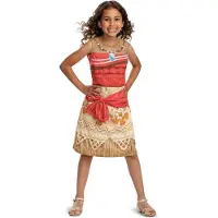 Disguise Disney Moana Vaiana Classic Girl Costume Orange 7-8 Years Enfants